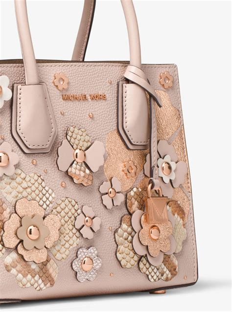 michael kors floral embellished leather|michael kors leather crossbody.